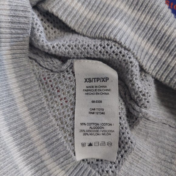 GARAGE Grey Cotton Blend Cardigan (Size XS) - Picture 4 of 4